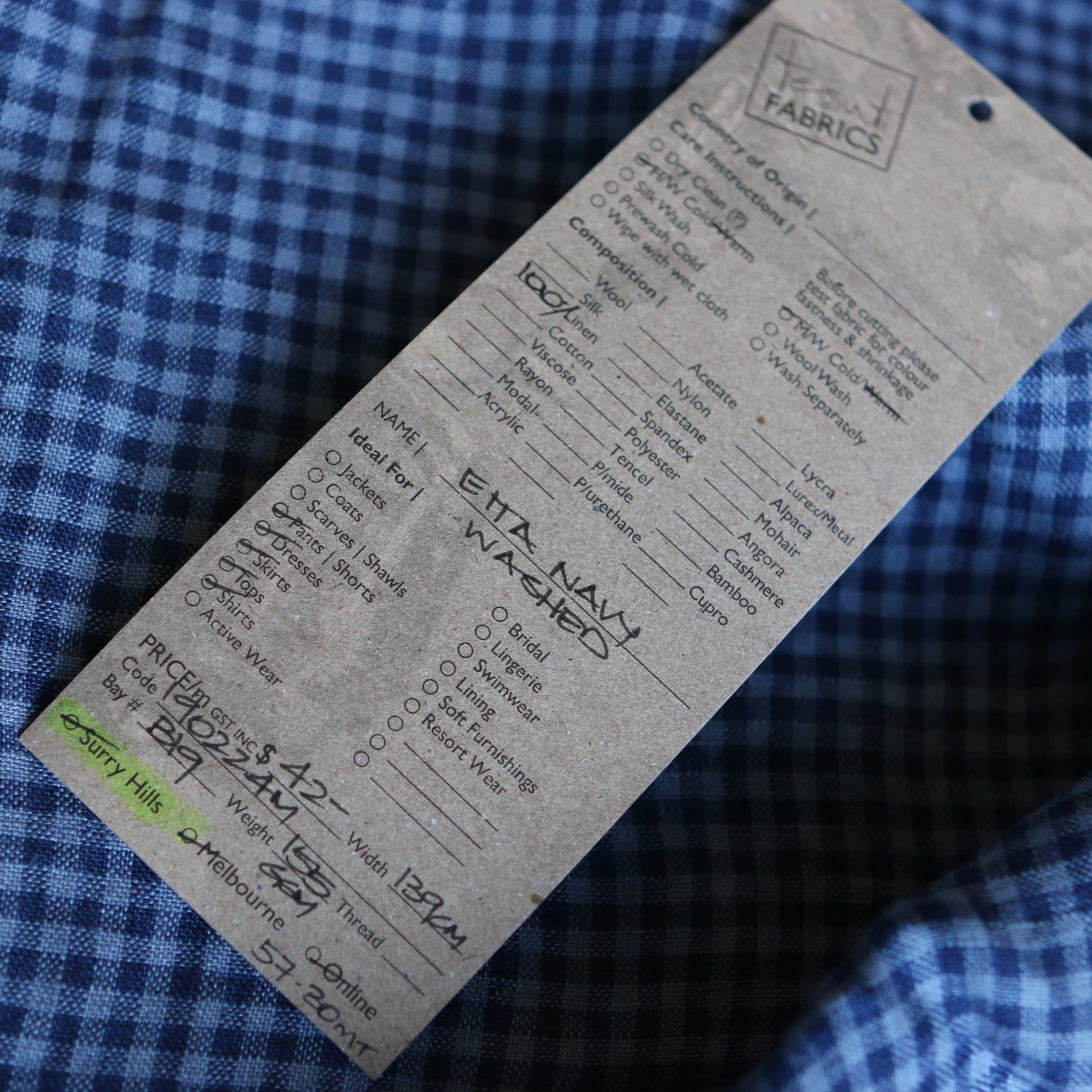 Etta Navy Linen - Image 3