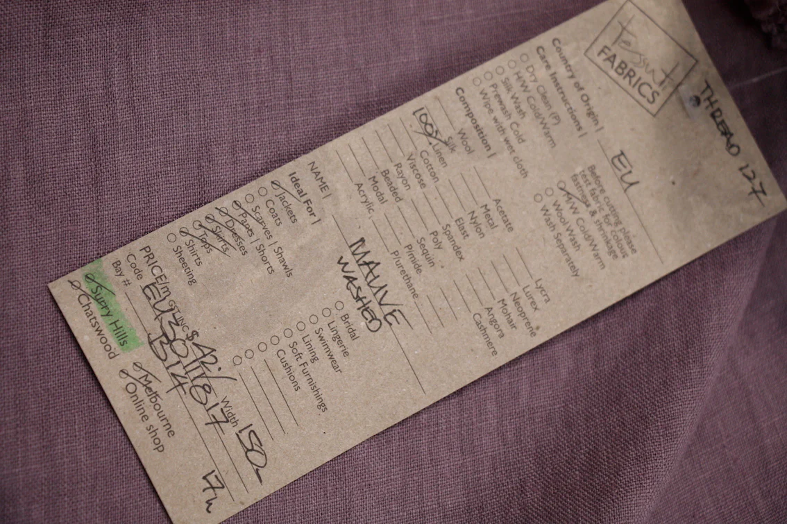 EU Mauve Washed Linen - Image 3