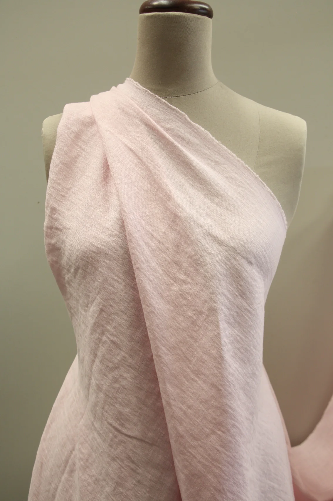 EU Pink Lemonade Washed Linen - Image 3