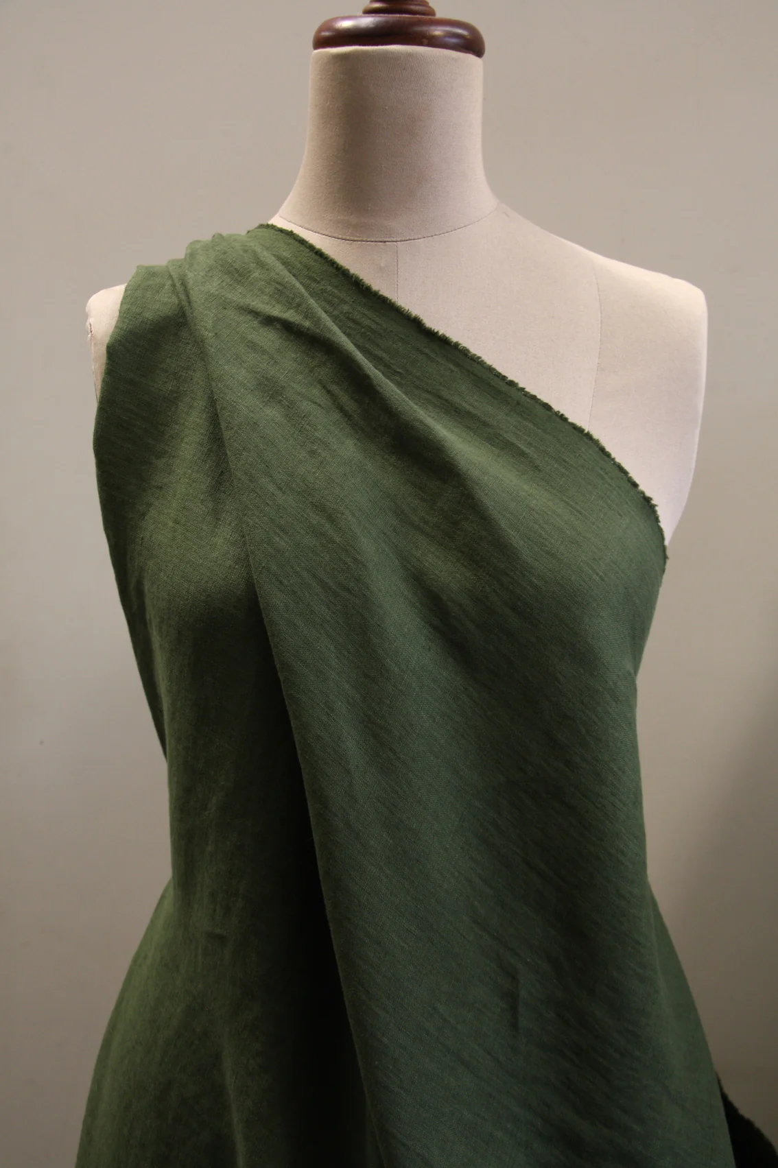 EU Spinach Washed Linen - Image 3