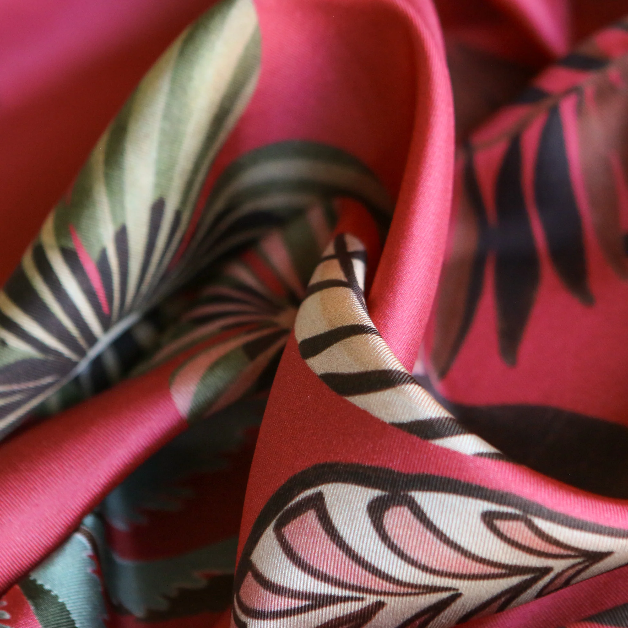 Exotic Fauna Silk Twill - Image 2