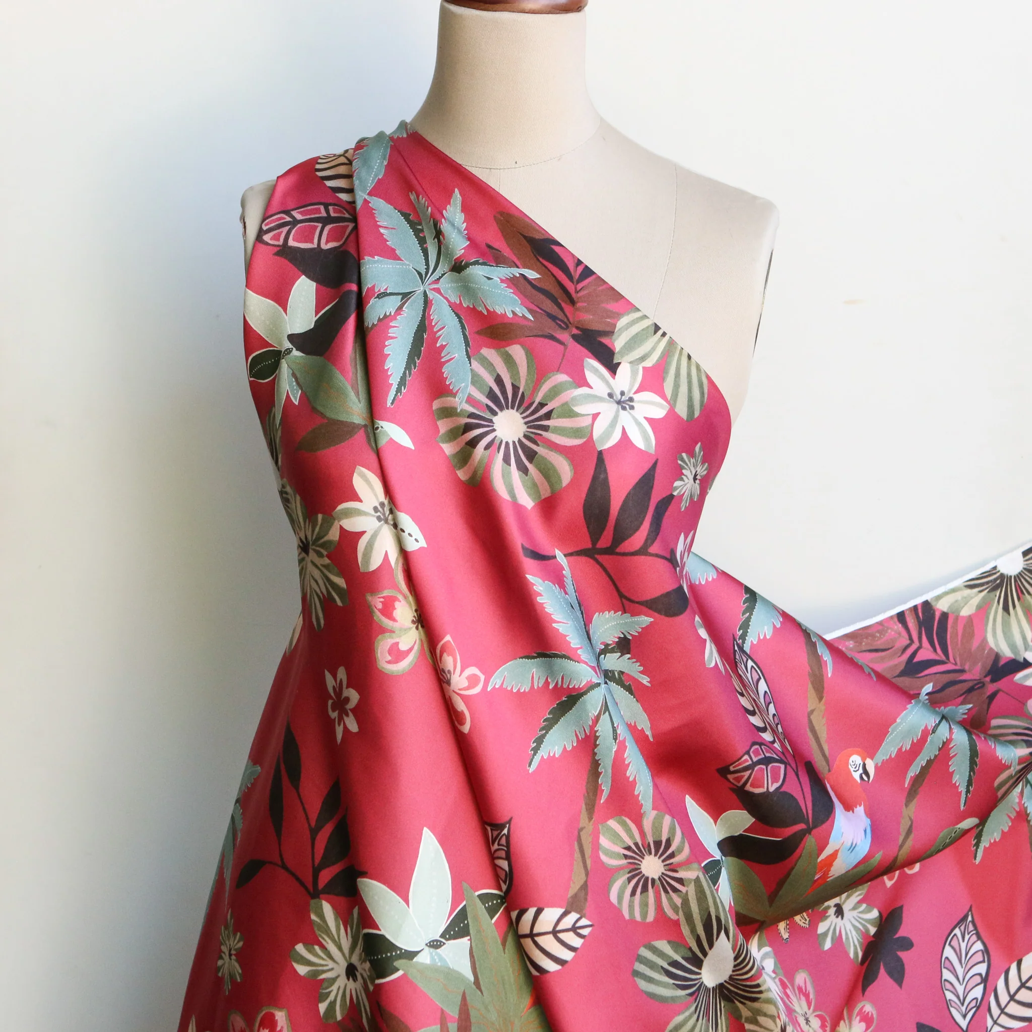 Exotic Fauna Silk Twill - Image 4