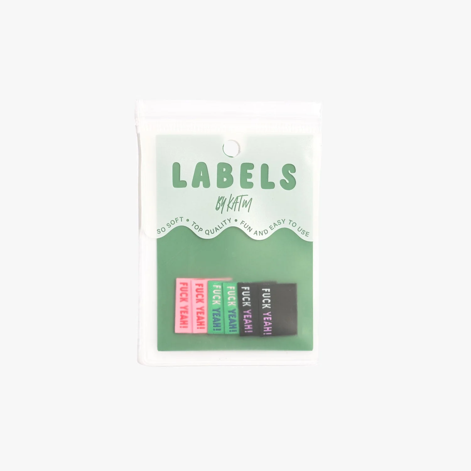 F*ck Yeah! | 6 Sew-in Side Seam Labels - Image 2