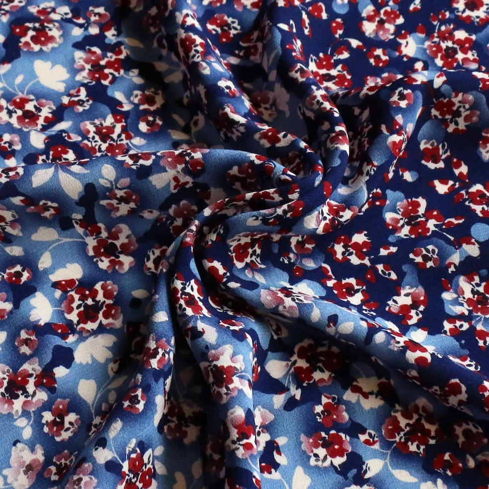 Falling Blooms Viscose Crepe - Image 2
