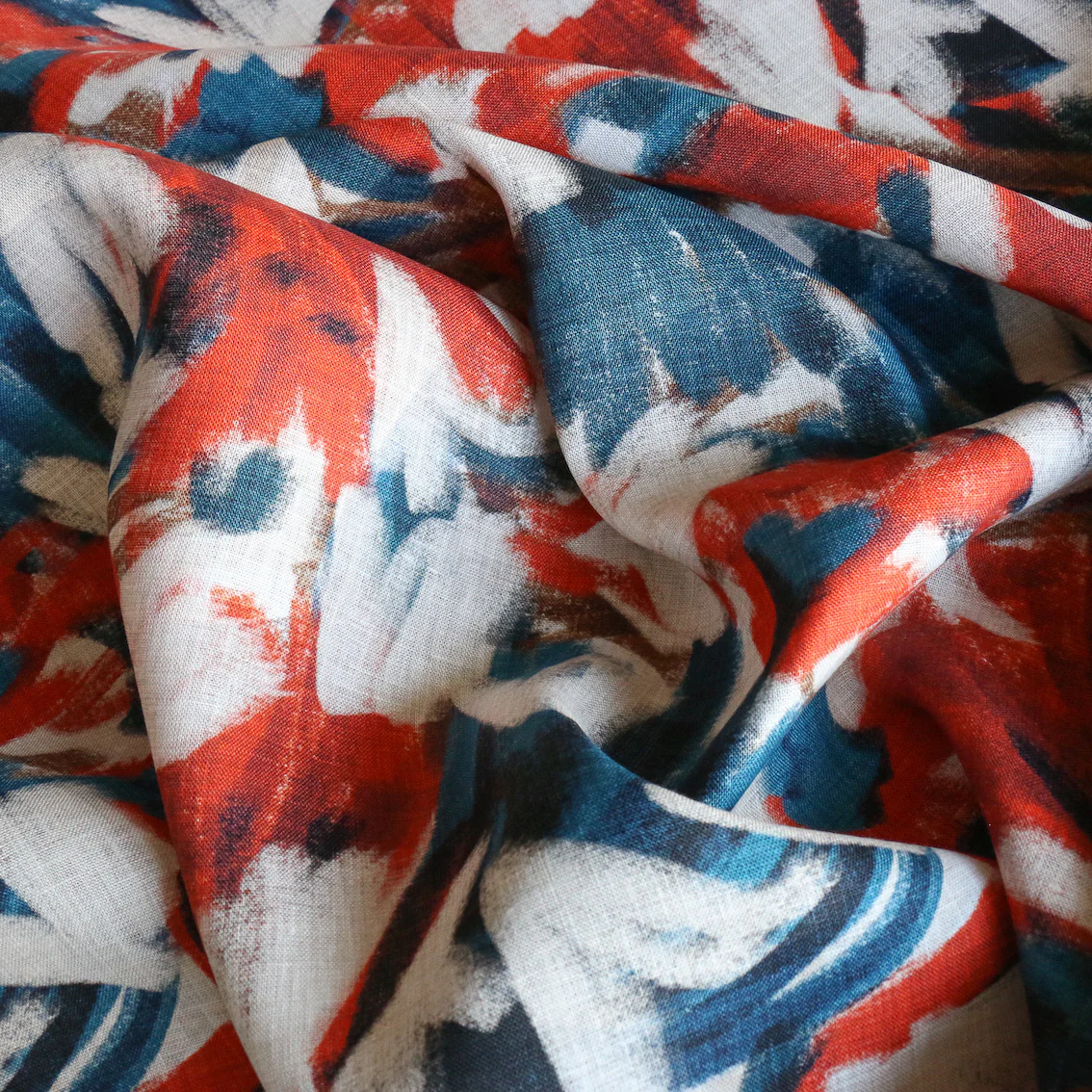 Fanfare Garden Printed Linen - Image 2