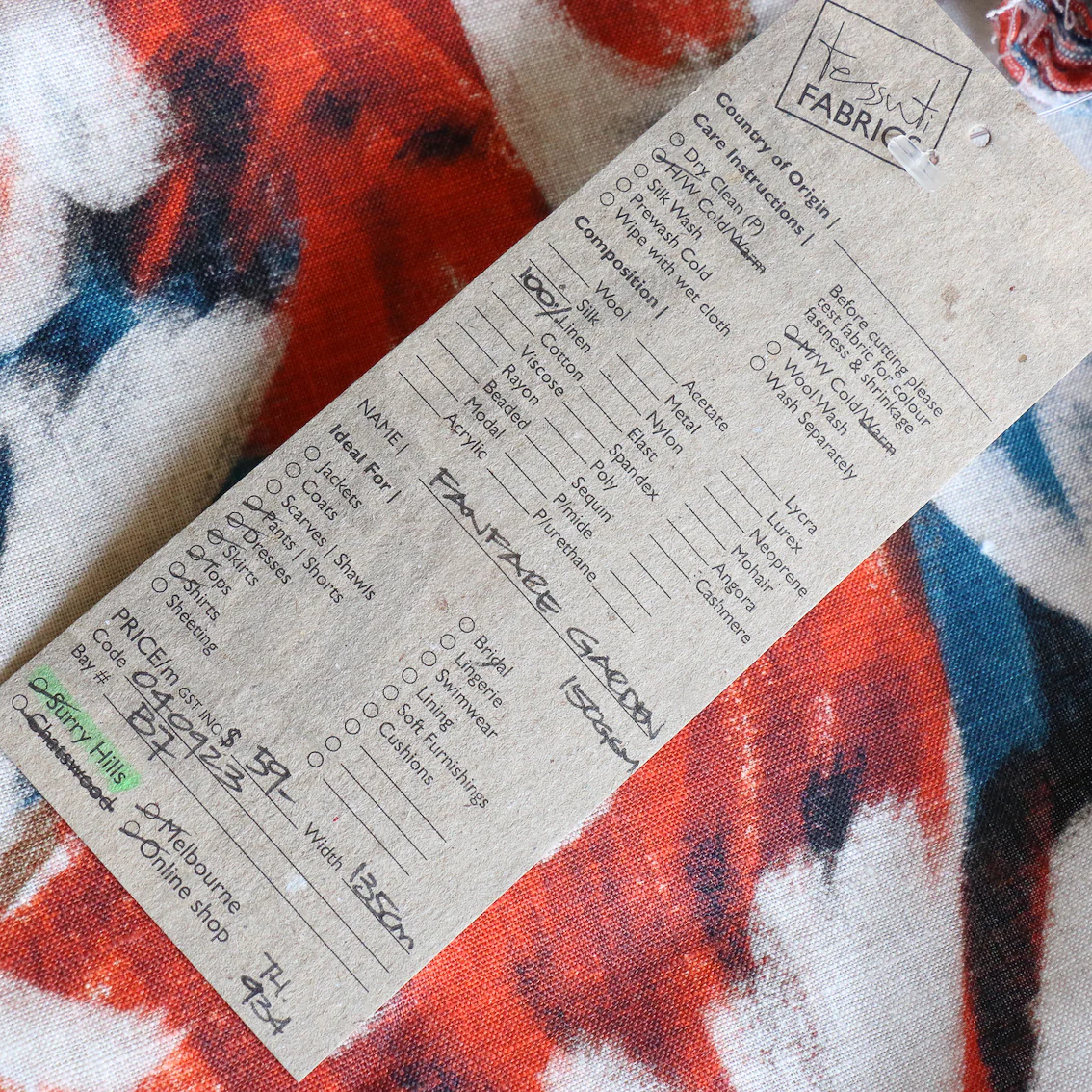Fanfare Garden Printed Linen - Image 5