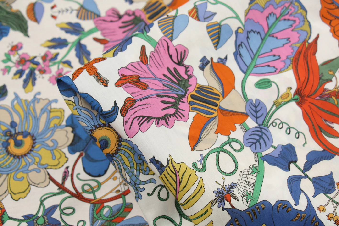 Fantasy Land White - Liberty Tana Lawn