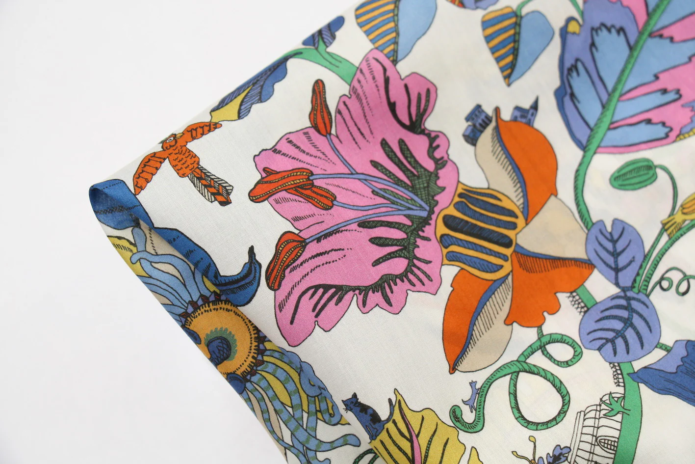 Fantasy Land White - Liberty Tana Lawn - Image 2