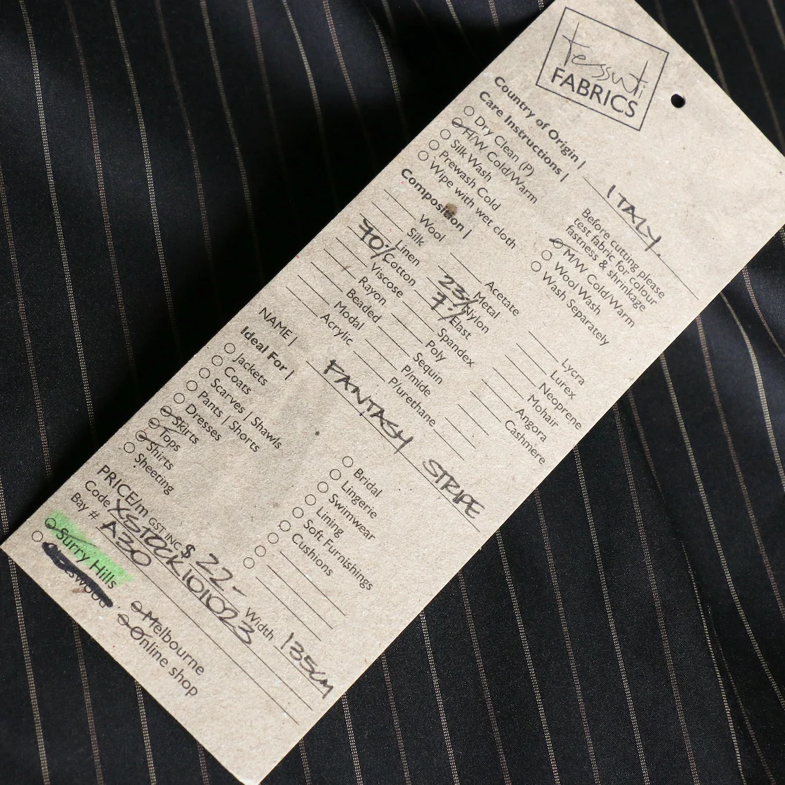 Fantasy Stripe Stretch Cotton - Image 4