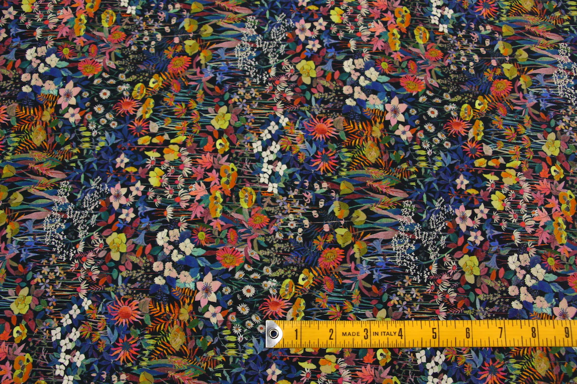 Faria Flowers - Liberty Silk Crepe De Chine - Image 2