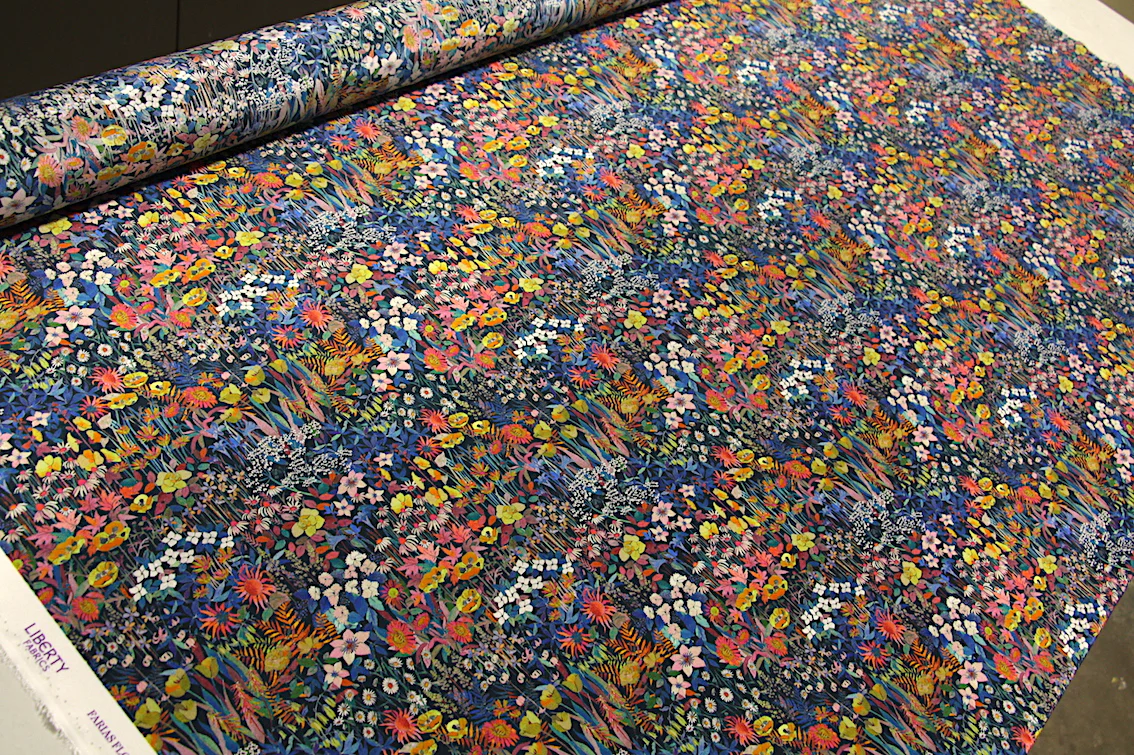 Faria Flowers - Liberty Silk Crepe De Chine - Image 3
