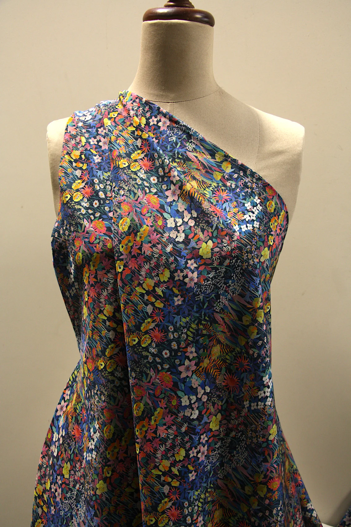 Faria Flowers - Liberty Silk Crepe De Chine - Image 4