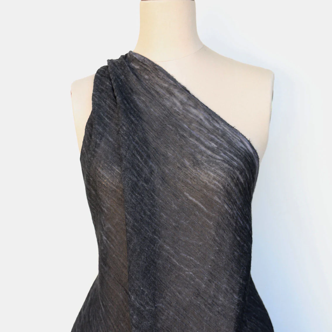 Faro Storm Tie-dyed Crinkle Linen - Image 3