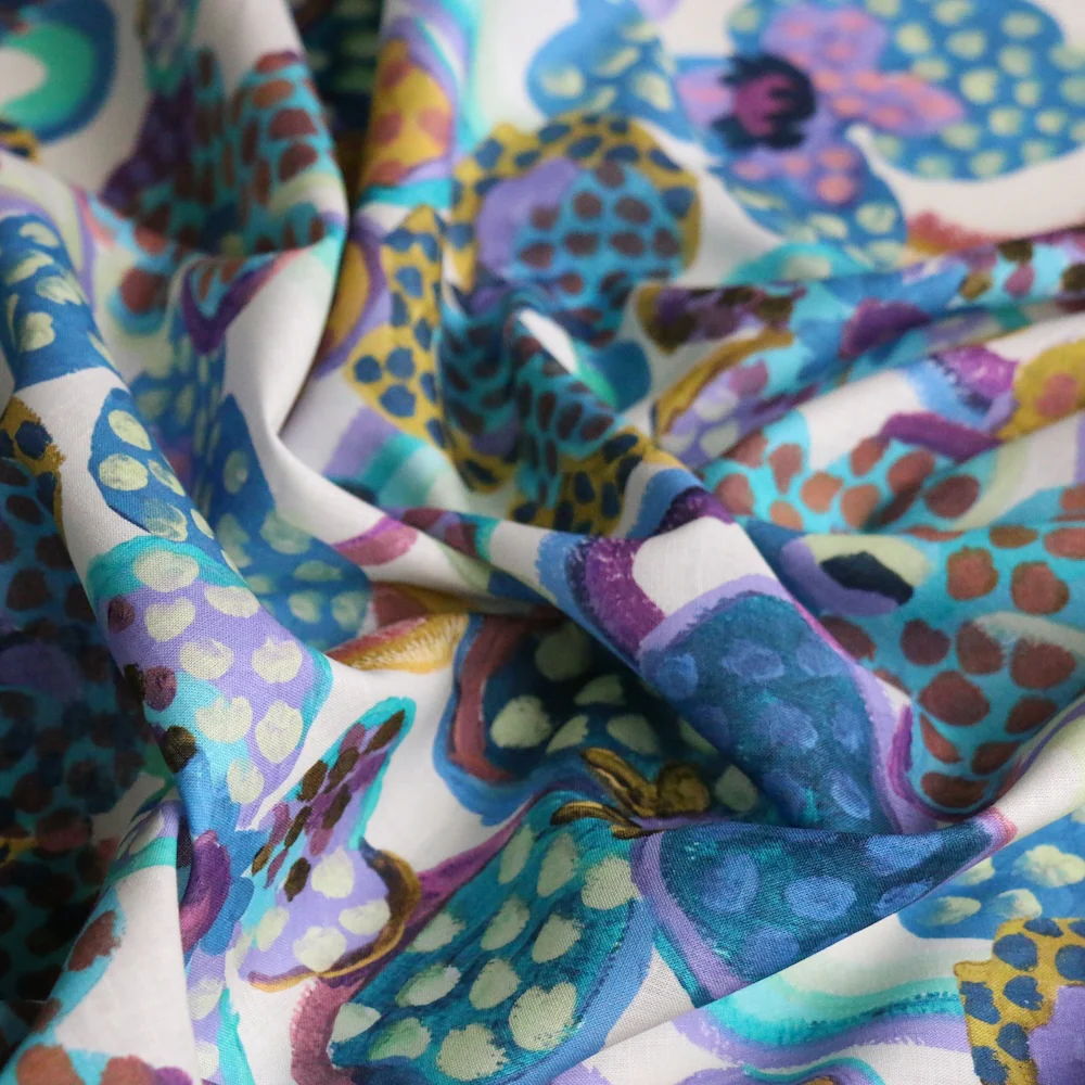 Fauvism Floral Blue - Image 2