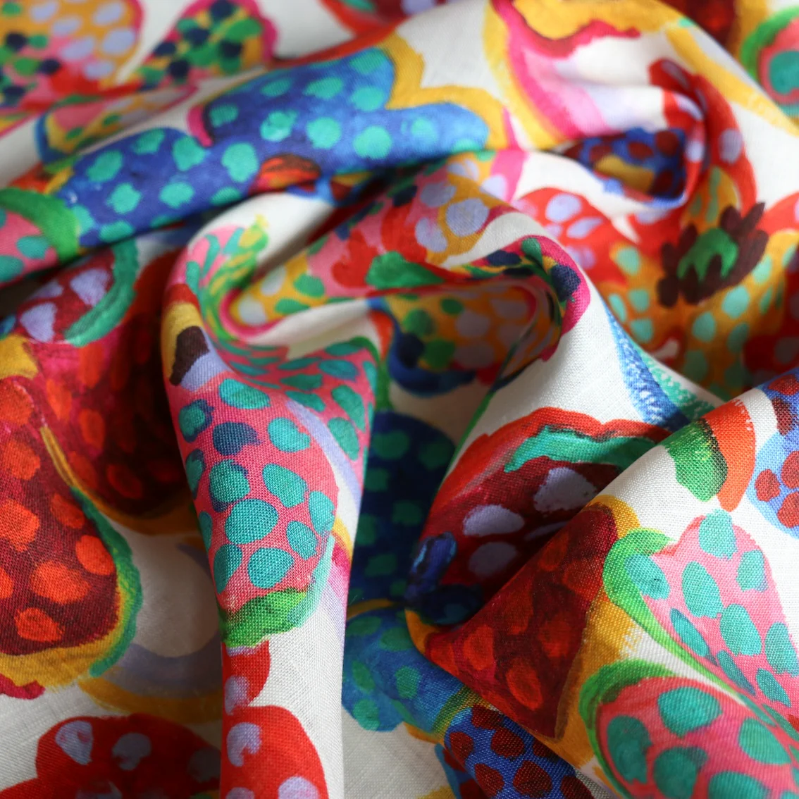 Fauvism Floral - Liberty Sycamore Linen - Image 2