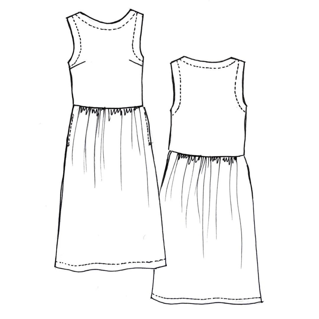 Felicia Pinafore Dress Pattern - Image 5