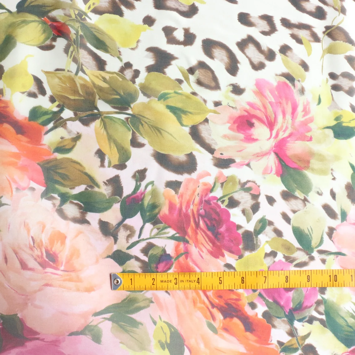 Feline Flowers Silk Chiffon - Image 3