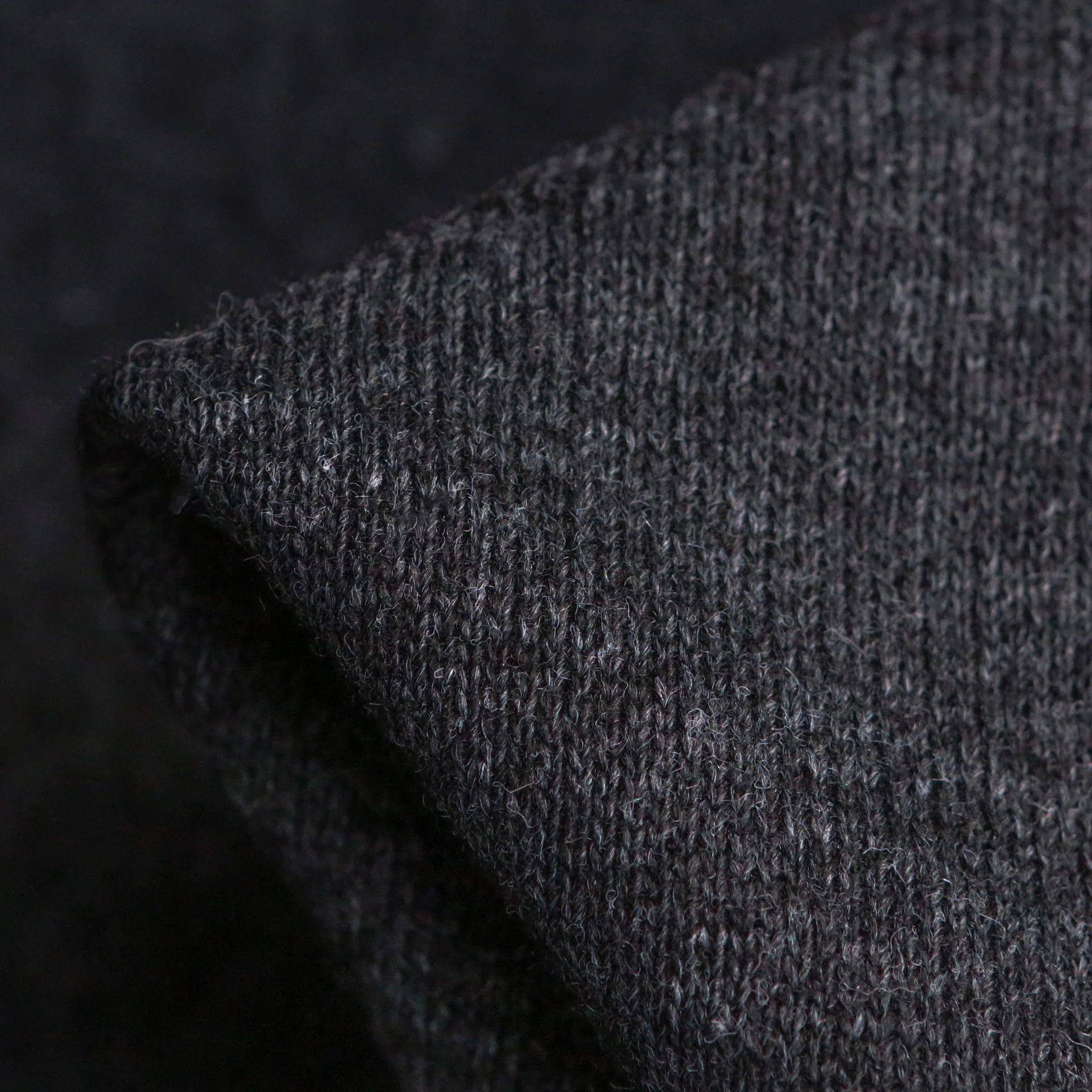 Felpa Grigio Wool/Cashmere Fleece