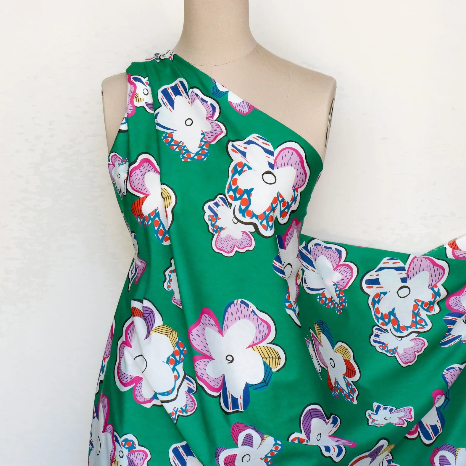 Festival Flower Green - Liberty Tana Lawn™ - Image 5