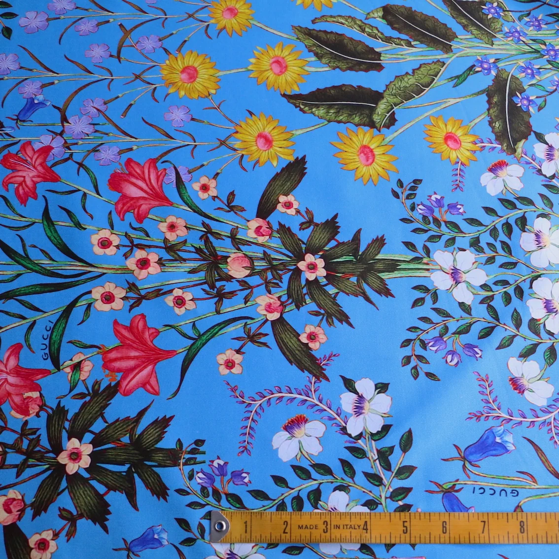 Fields Of Blue Stretch Cotton - Image 3