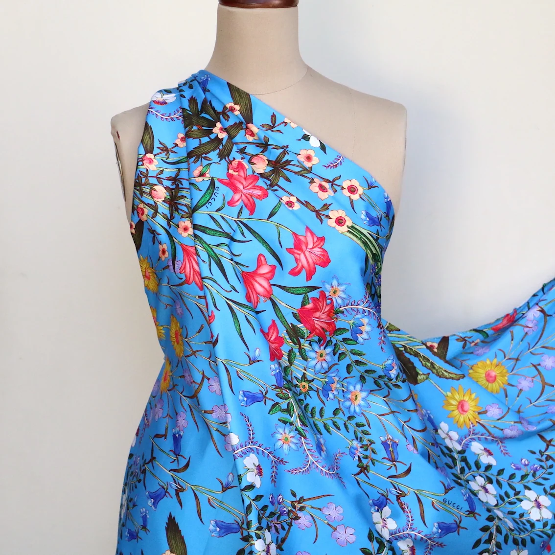 Fields Of Blue Stretch Cotton - Image 6