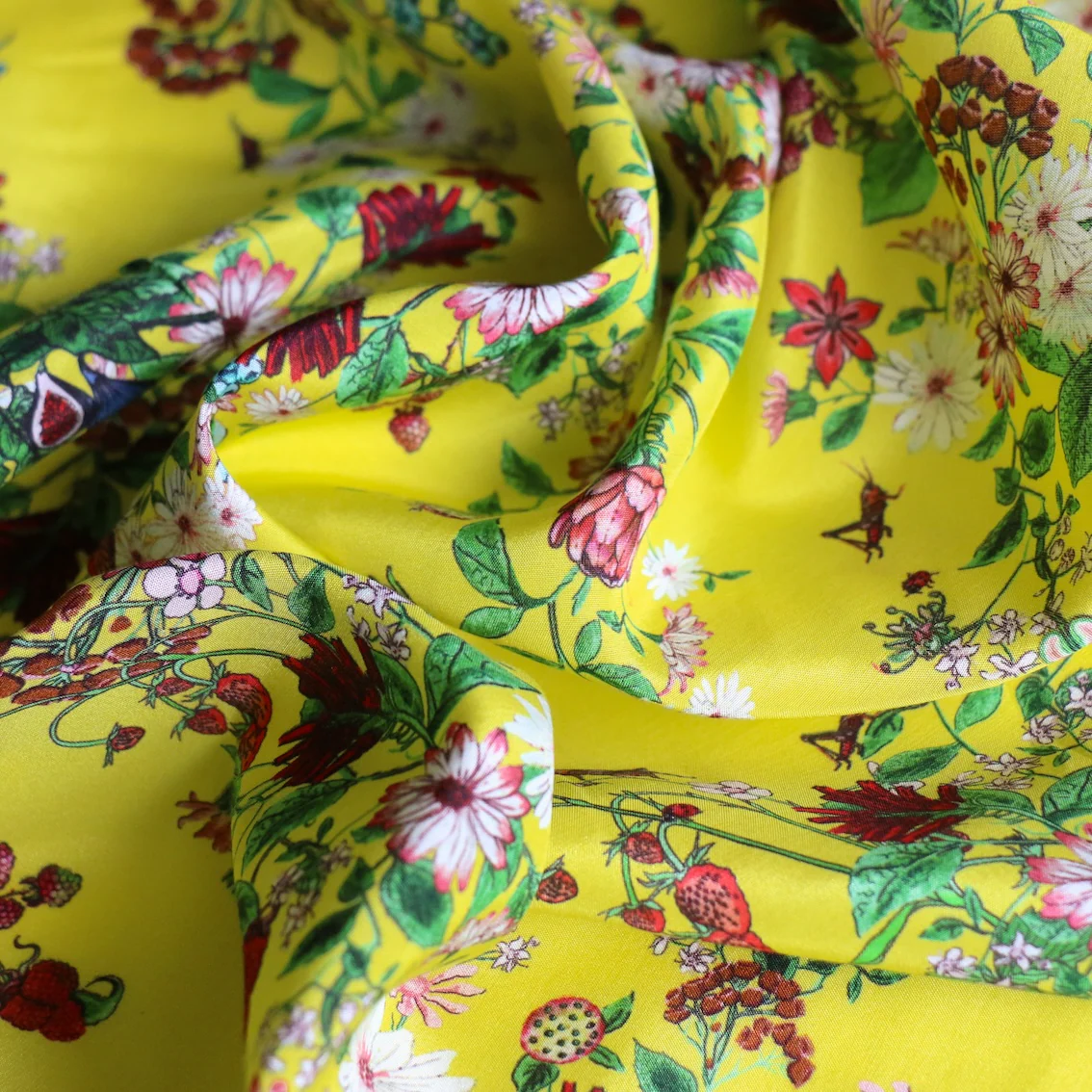Fields Of Summer Silk/Cotton Voile - Image 2