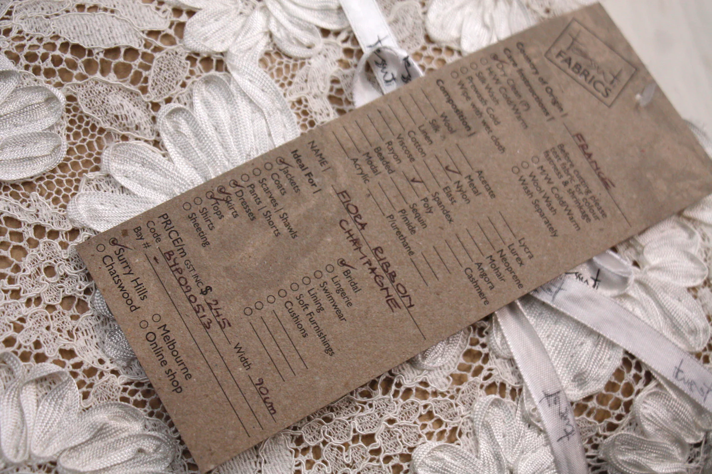 Fiora Ribbon Champagne - Image 2