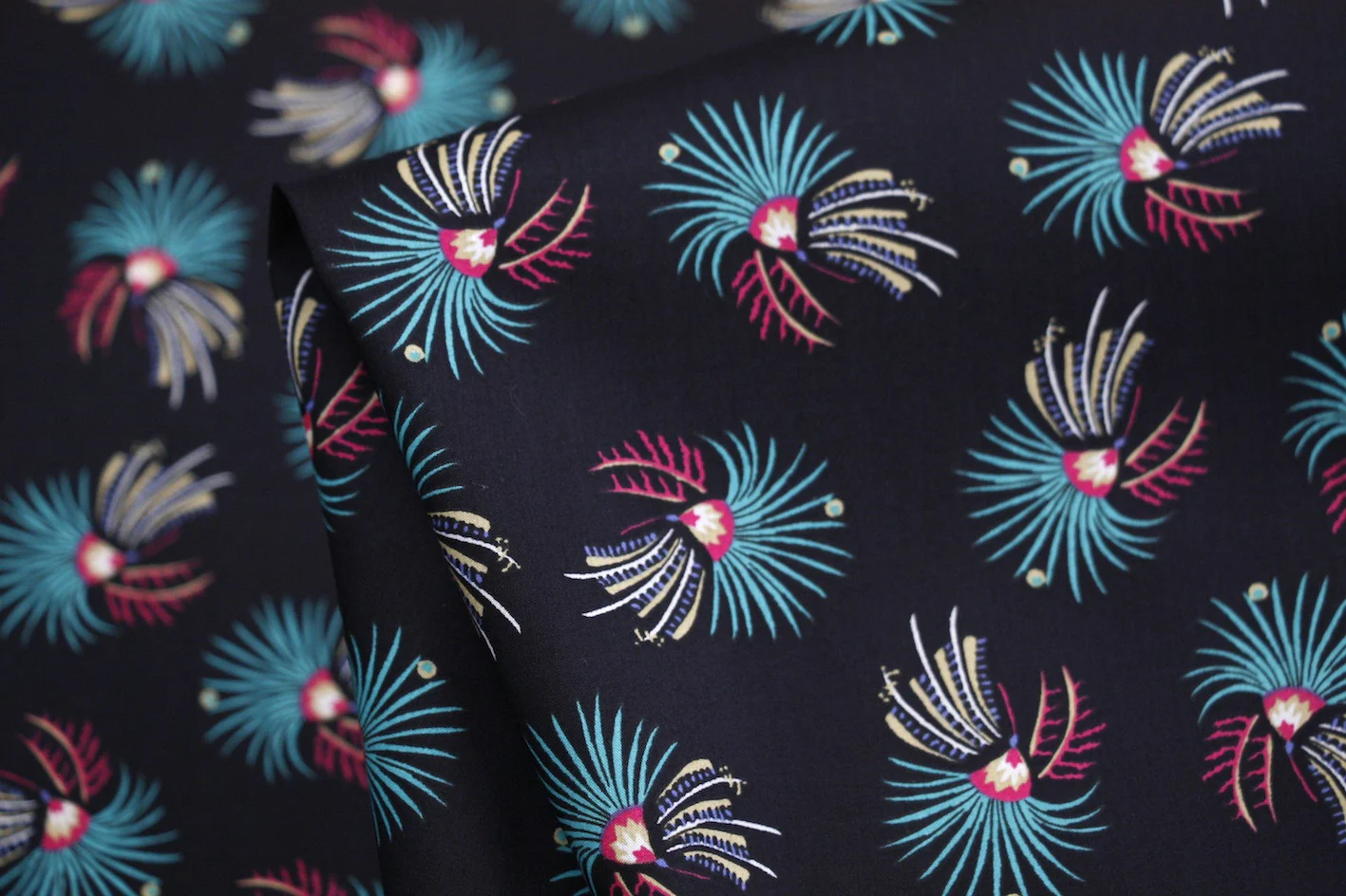 Firework Floral Black - Liberty Of London