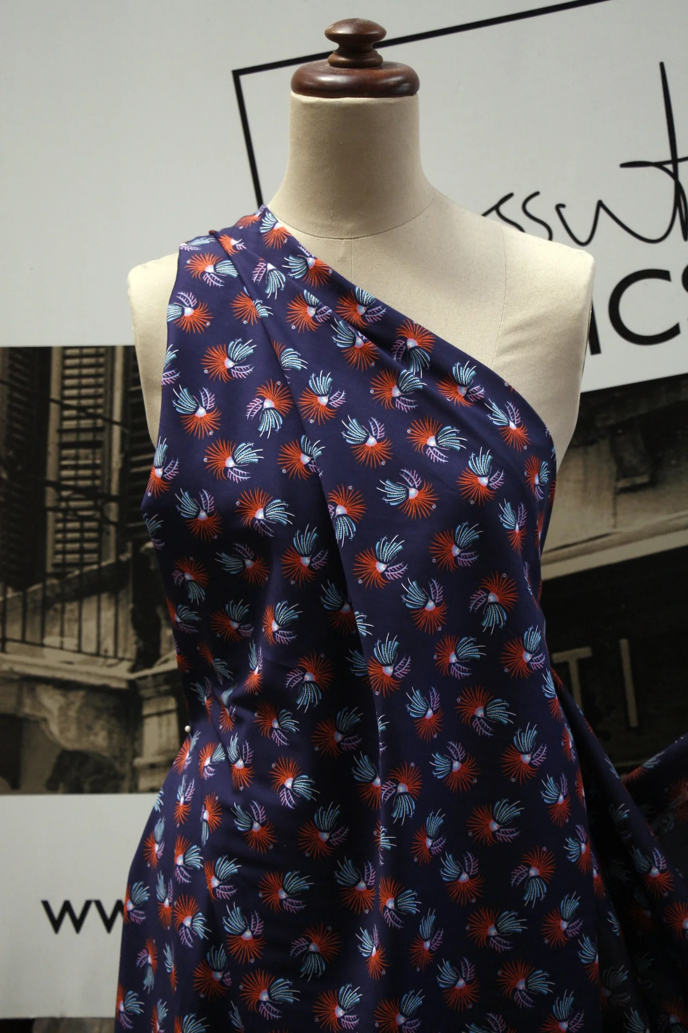Firework Floral Navy - Liberty Of London - Image 5