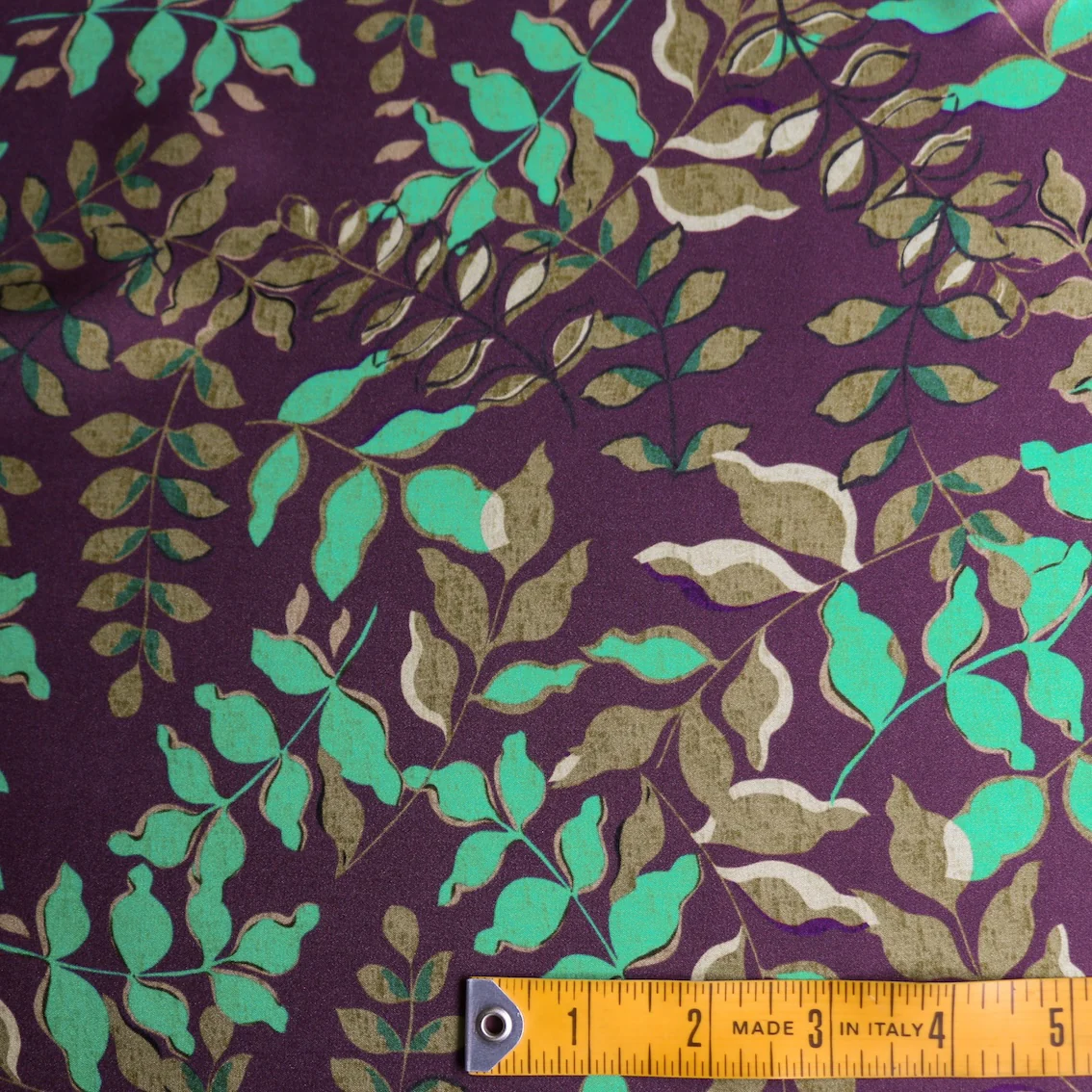 Flora Viola Silk Satin - Image 3