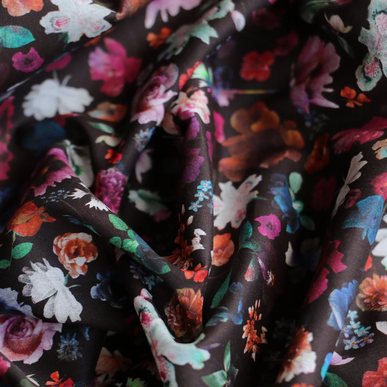 Floral Edit Black - Liberty Tana Lawn™ - Image 2