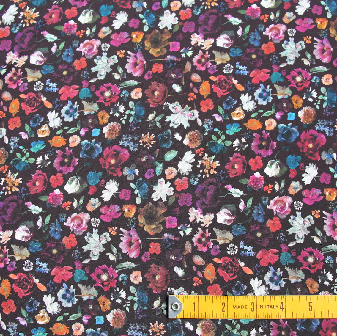 Floral Edit Black - Liberty Silk CDC - Image 3