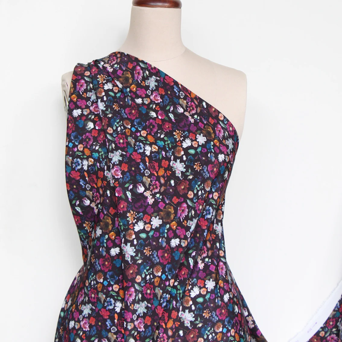 Floral Edit Black - Liberty Silk CDC - Image 6