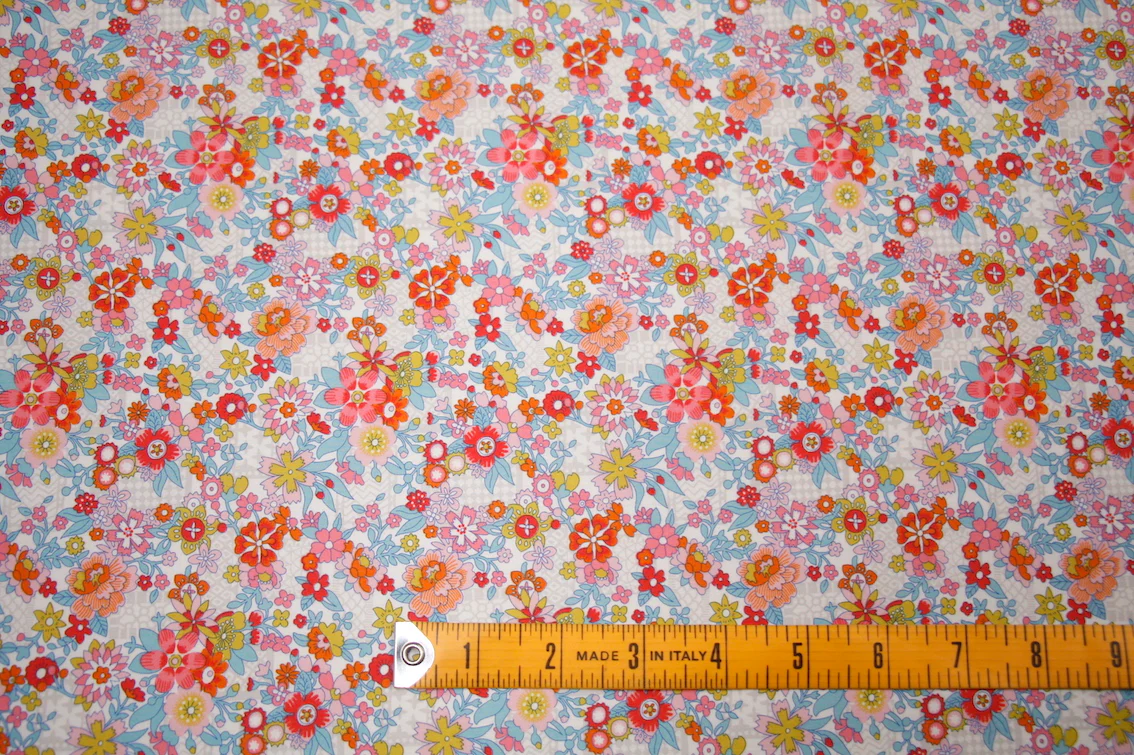 Floral Waltz Blue/Red - Tana Lawn - Image 2