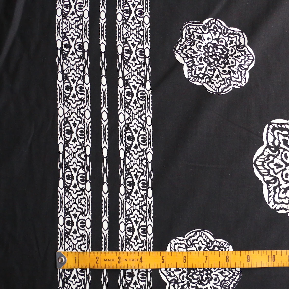 Floreale Nero Cotton Poplin - Image 4
