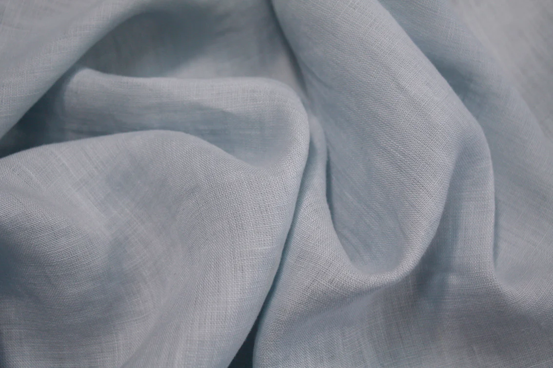 Florence Ice Blue - Enzyme Washed Linen - Image 2