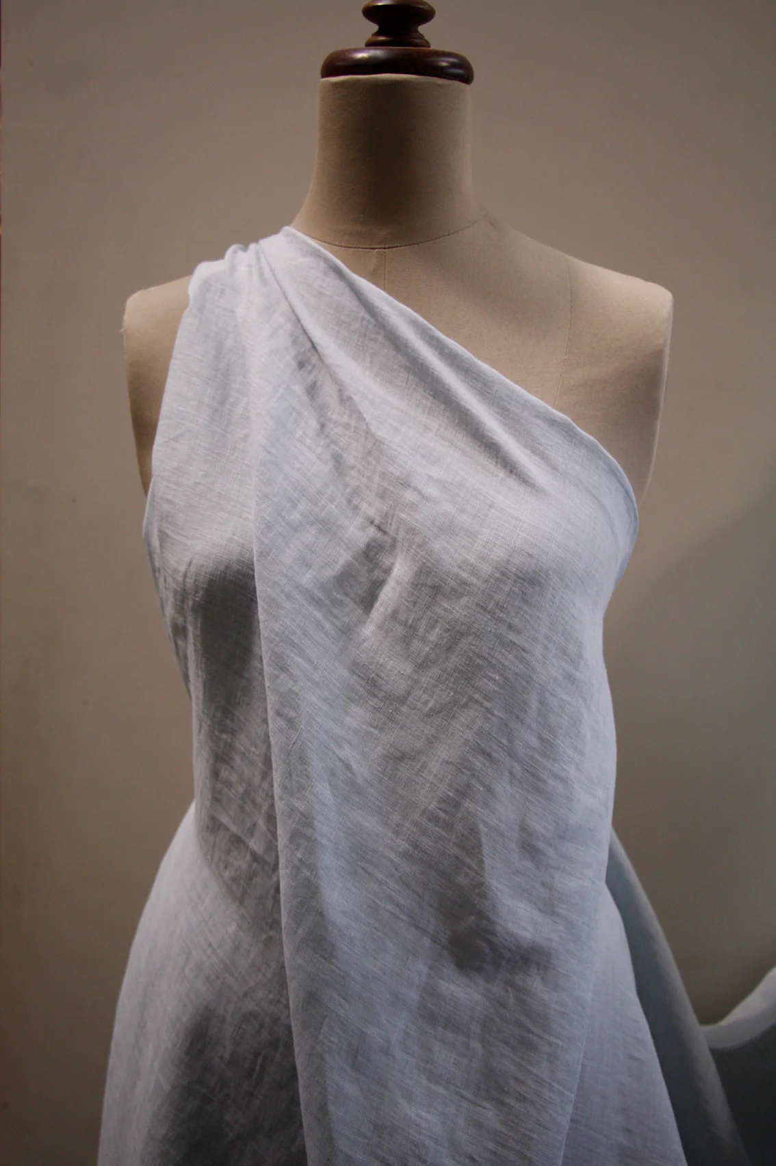 Florence Ice Blue - Enzyme Washed Linen - Image 4