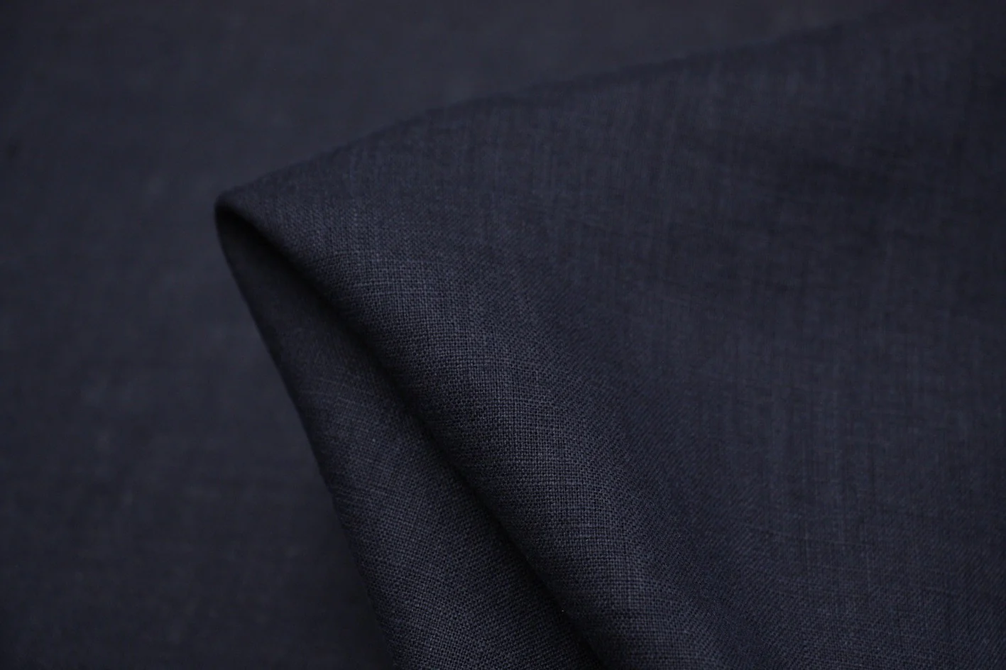 Florence French Navy - Enzyme Washed Linen