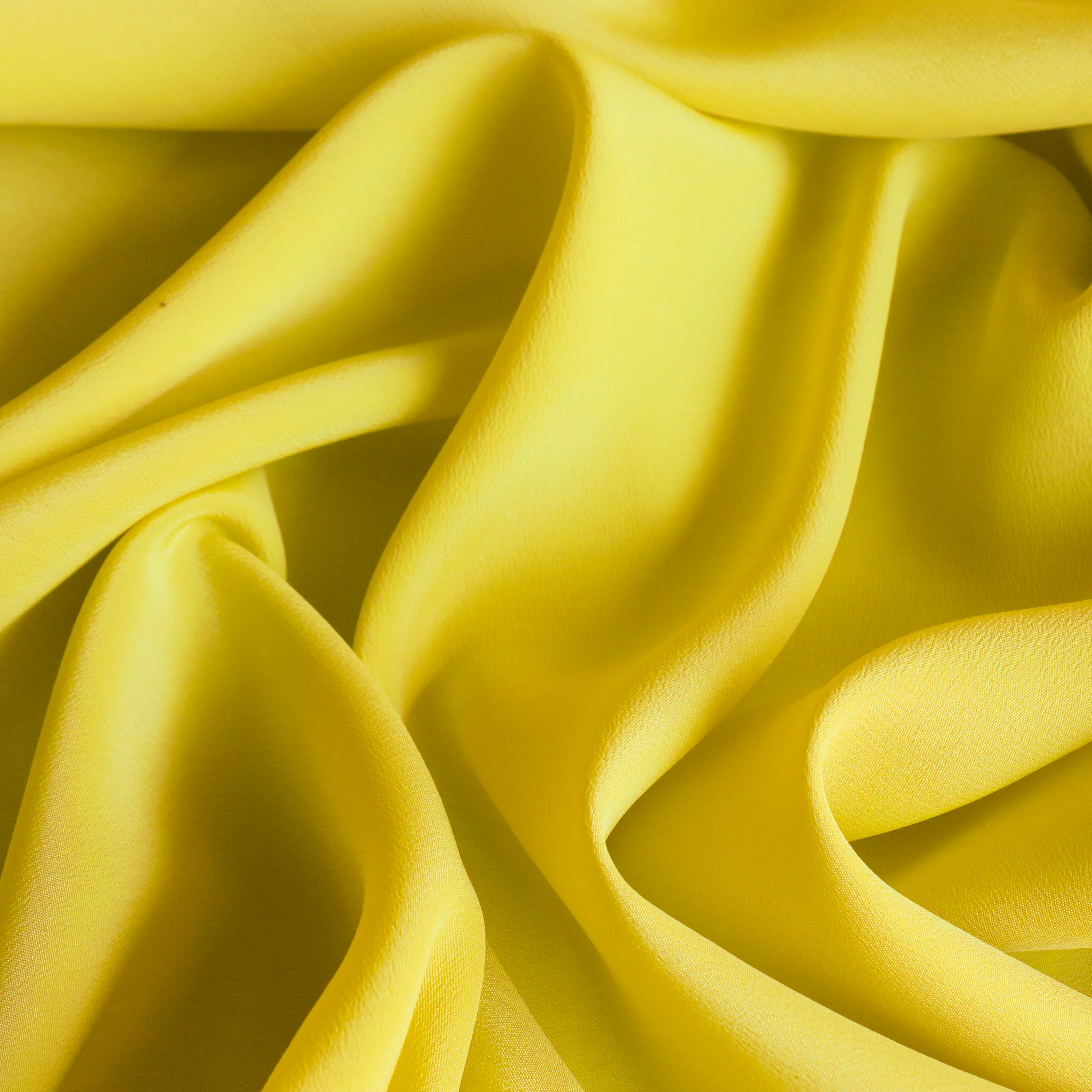 Fluo Giallo Silk Crepe De Chine - Image 2