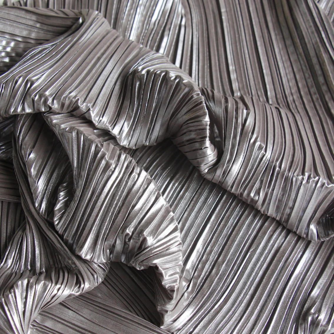 Folded Lead Pleated Double Georgette - Image 2