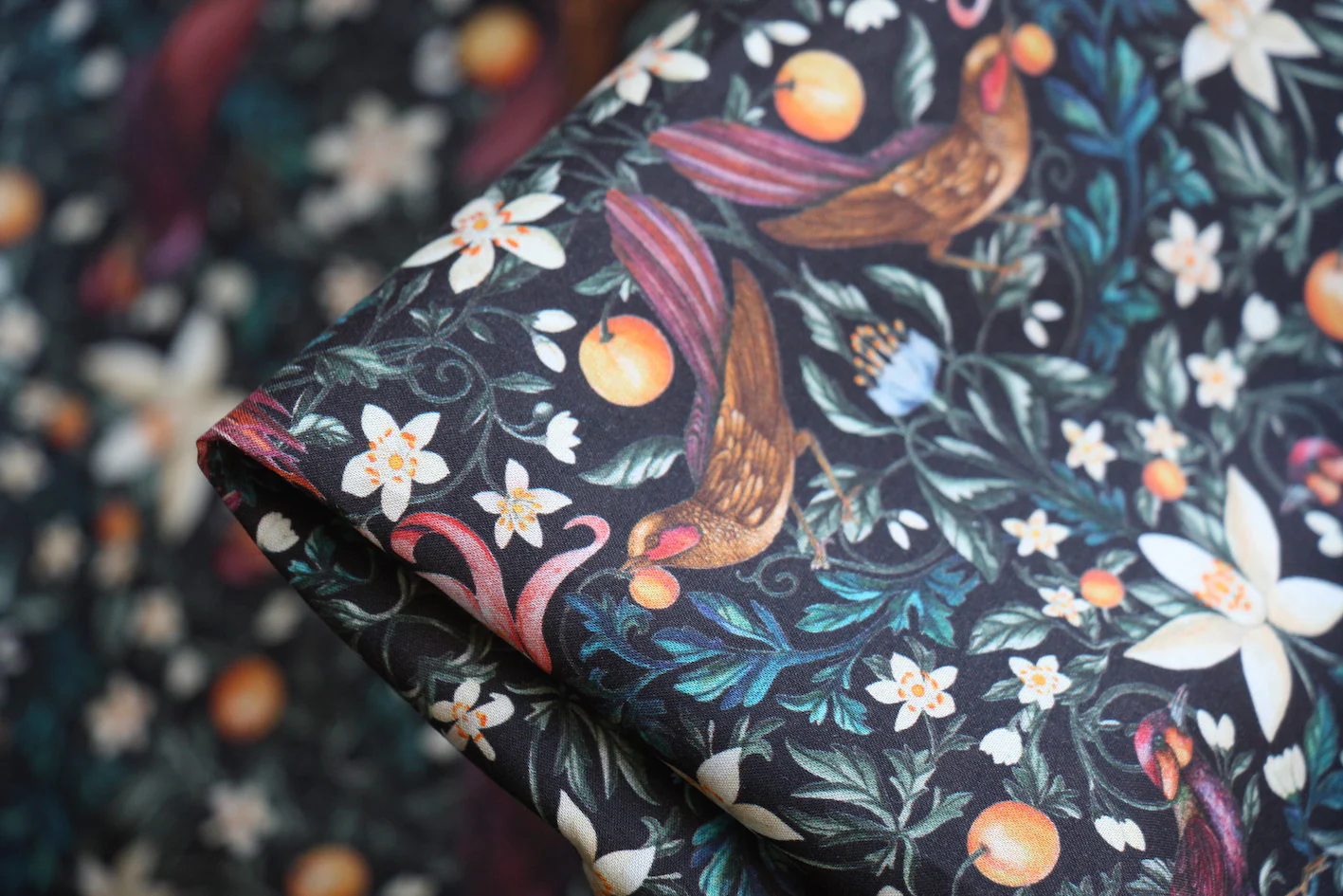 Forbidden Fruit Red - Liberty Tana Lawnâ˘