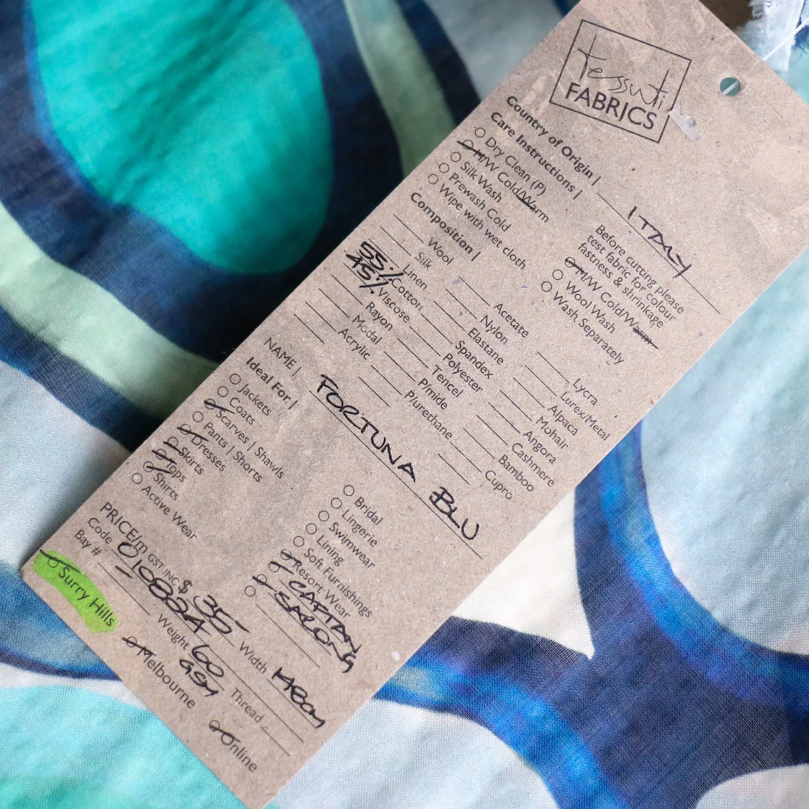 Fortuna Blu Voile - Image 4