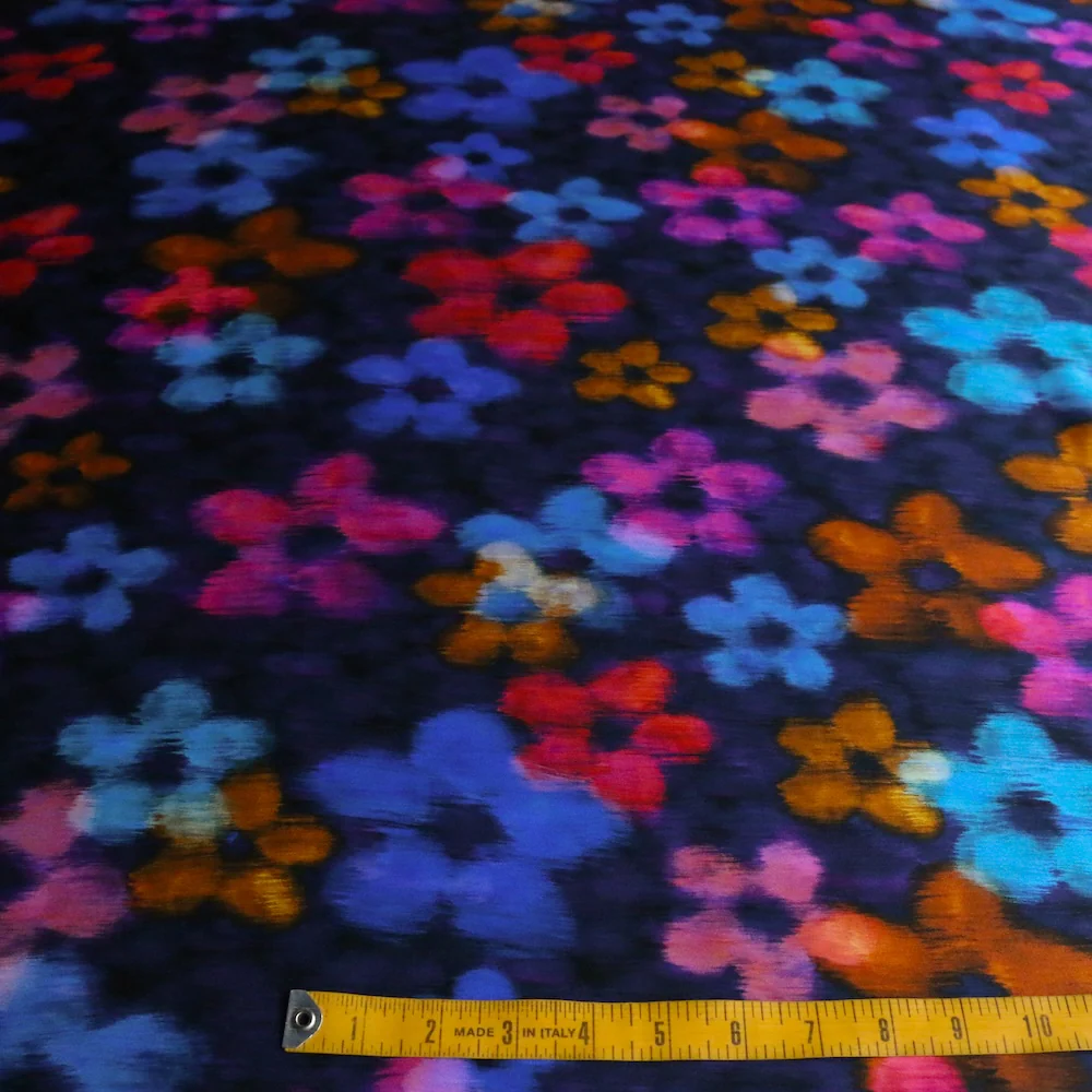 Frances Wild Navy/Fuschia - Liberty Belgravia Silk Satin - Image 3