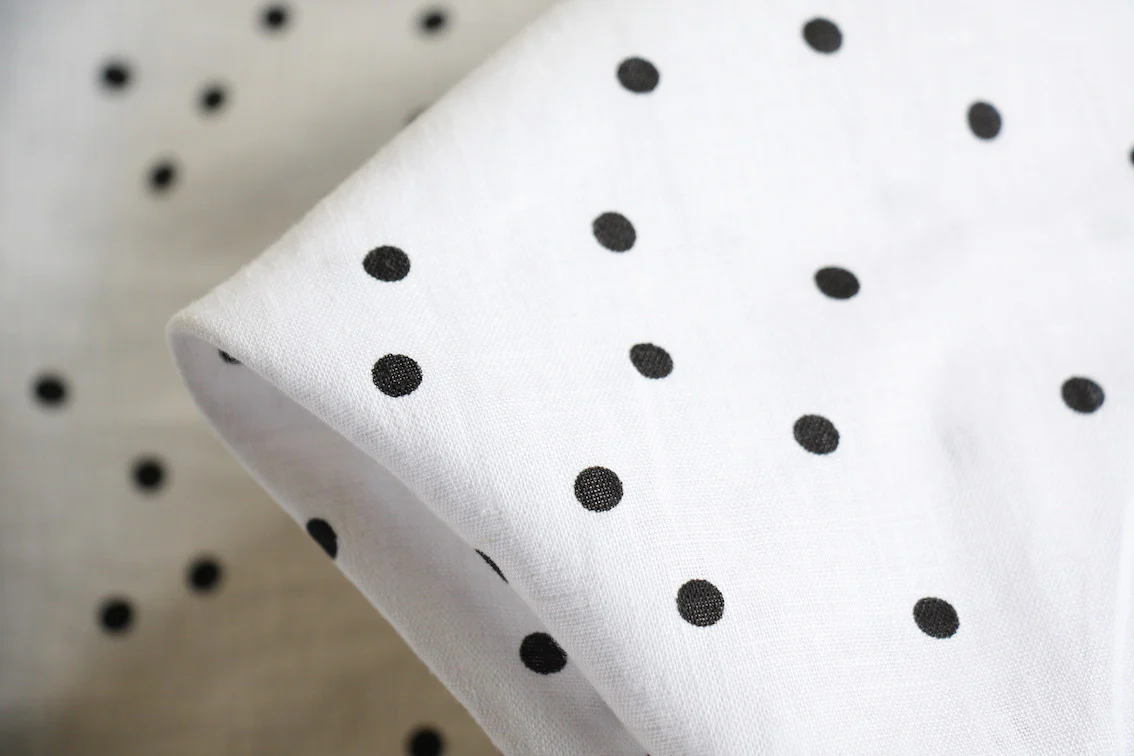 Freckles Black Linen