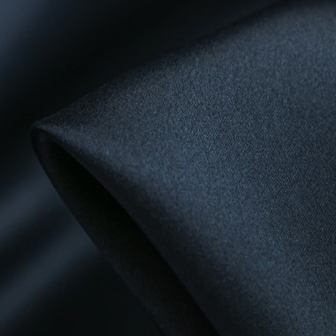 French Navy Satin - 19mm