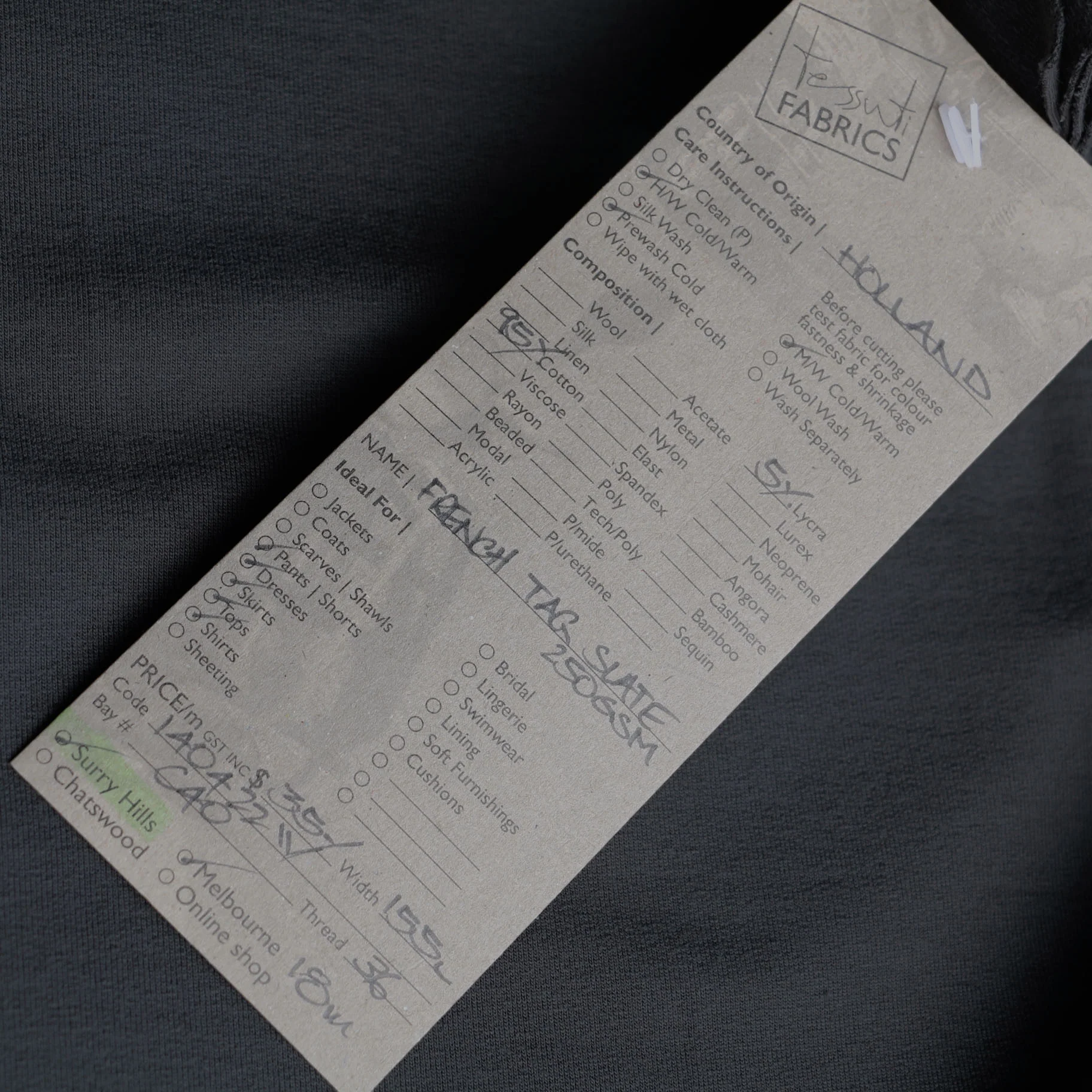 French Tag Slate - Image 3