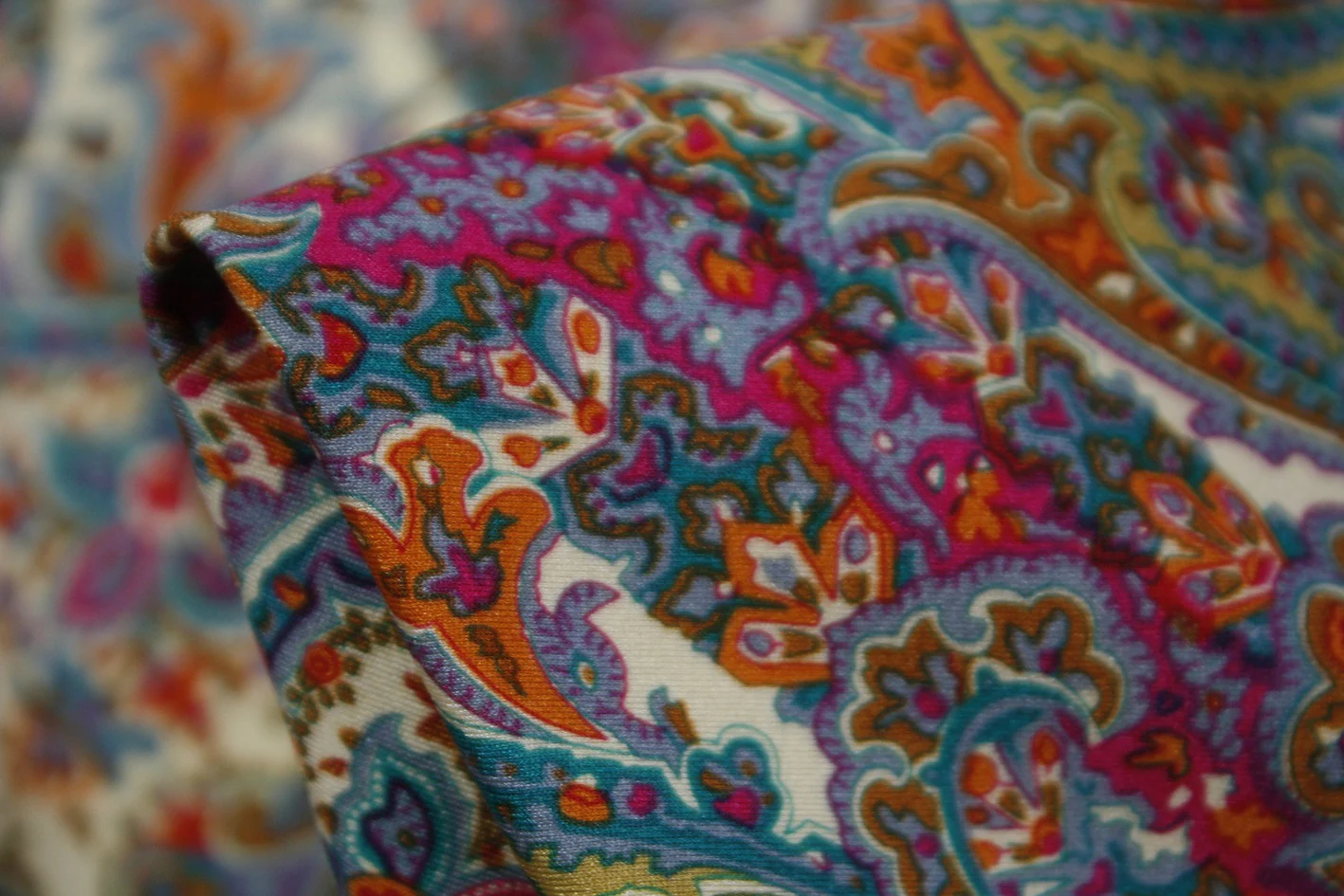 Fruit Punch Paisley - Swimwear Fabric