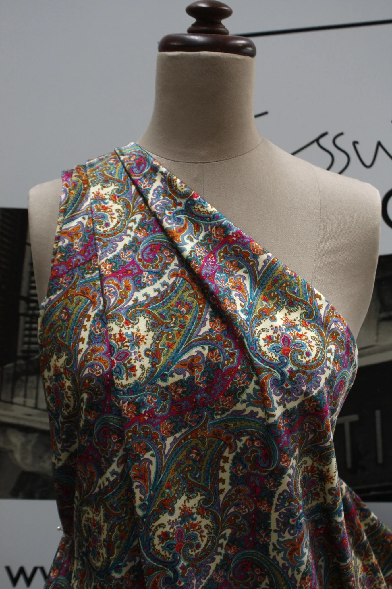 Fruit Punch Paisley - Swimwear Fabric - Image 4