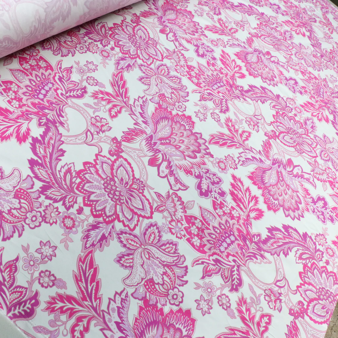 Fuchsia Fantasia Cotton Poplin - Image 4