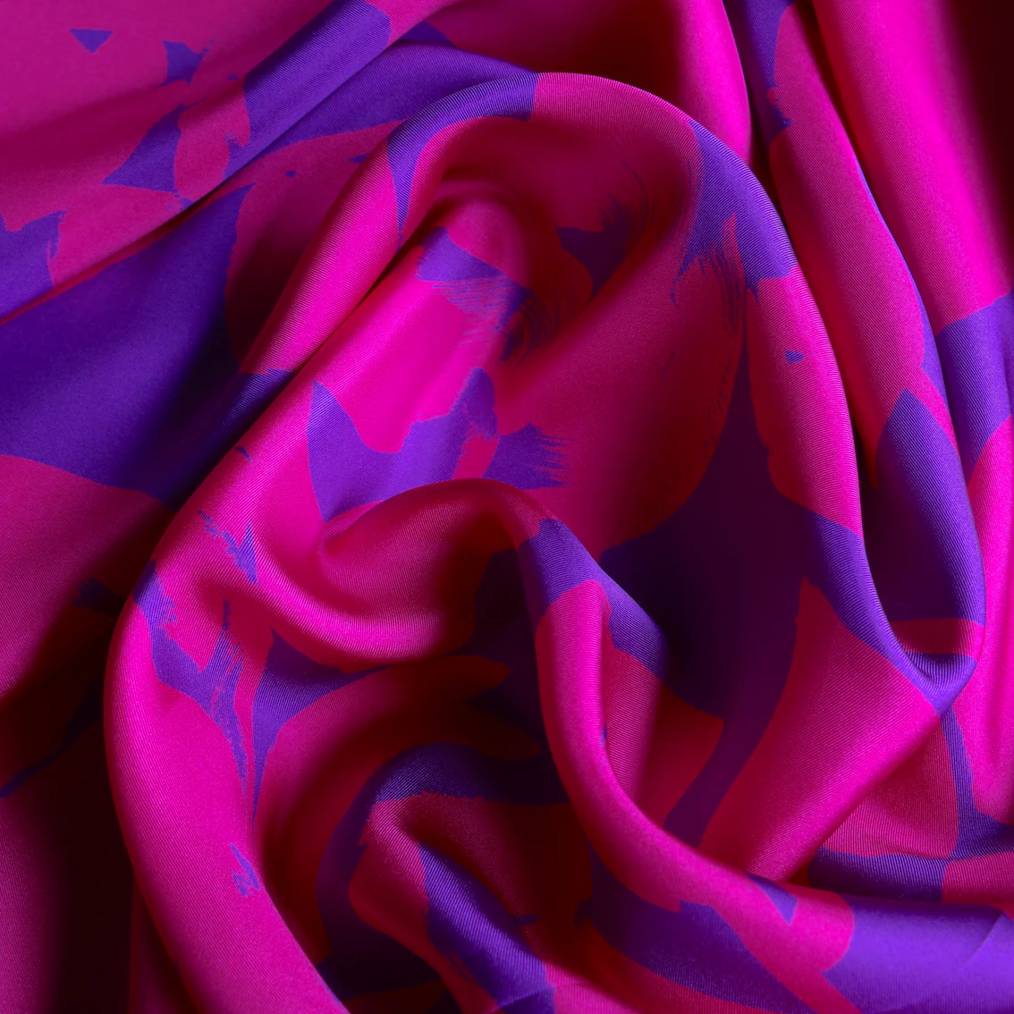 Fuchsia Ombra - Silk Twill - Image 2